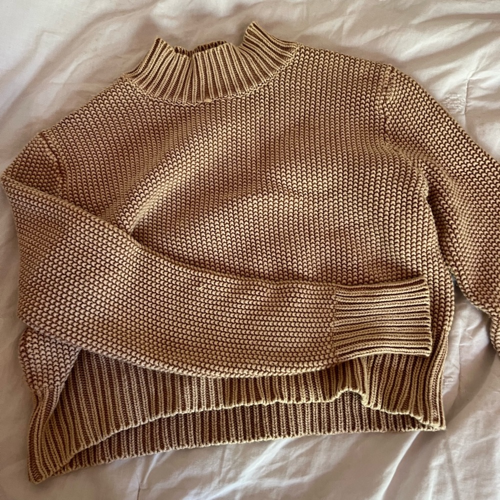 Tan/Pink Sweater